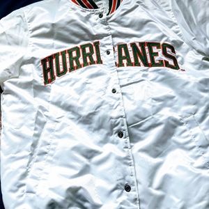 Miami Hurricanes Starter Jacket size L